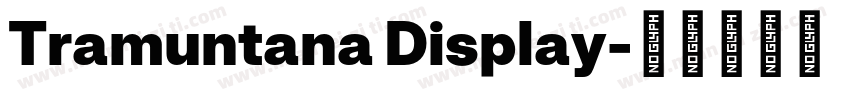 Tramuntana Display字体转换